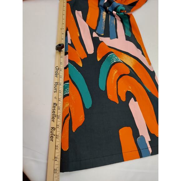 Anthropologie Bel Kazan Arches Wide Leg Jumpsuit Abstract Boho Colorful NEW Sz M - Picture 5 of 11